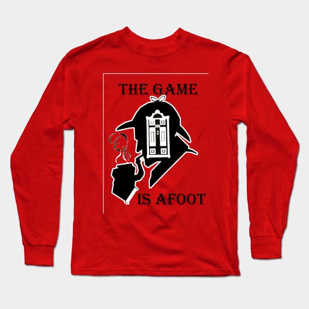 The Game is Afoot Long Sleeve T-Shirt by Wilber’s Ink
